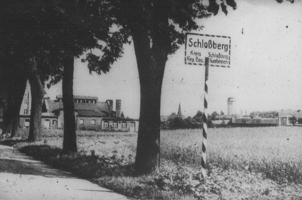 Straßenschild Schlossberg